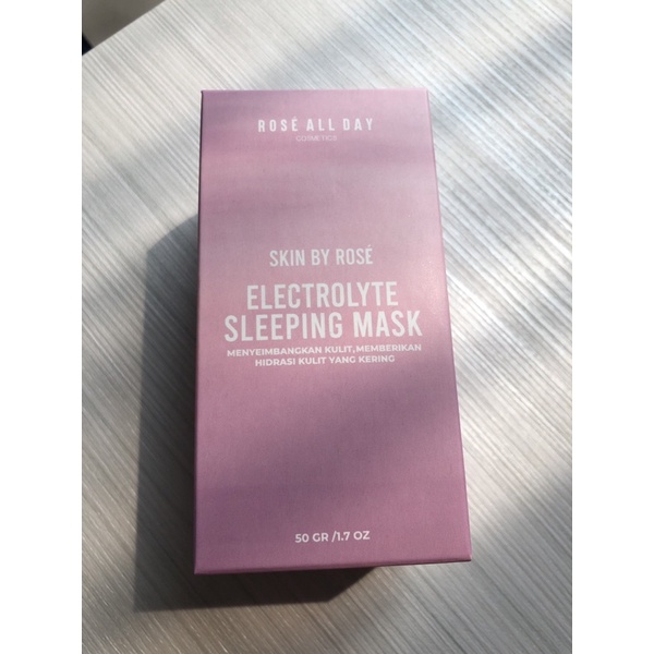 Rose all day electrolyte sleeping mask