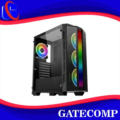 CASING Xigmatek triple X FREE 4 FAN 12CM RGB + REMOTE