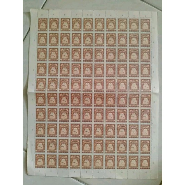 

Materai Kuno 1 Rupiah Tahun 1970 isi 100 Pcs