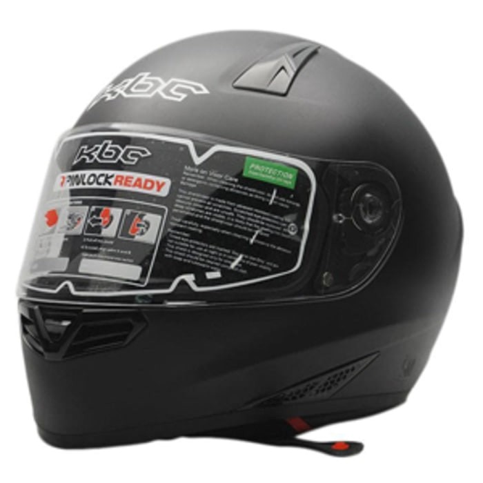 Helm KBC VK Deep Black SG Full Face Hitam Doff