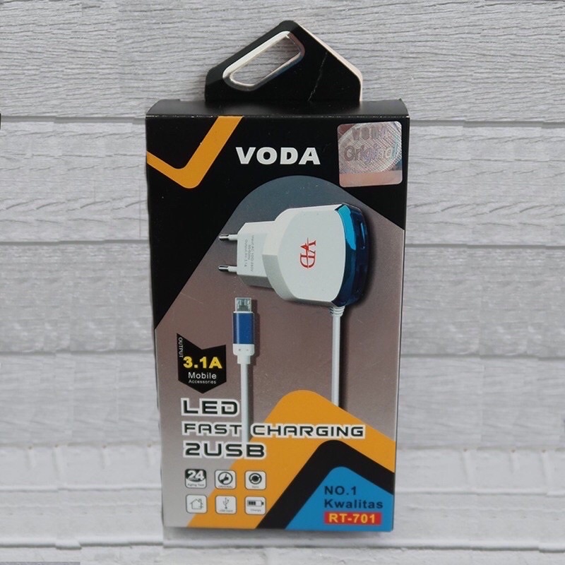 CHARGER/CAS/CASAN VODA RT-701 3.1A REAL QUALITY 2USB MICRO USB/V8/TYPE-C