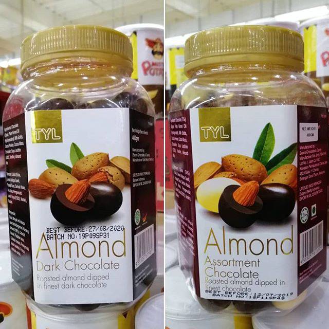 

TYL - Almond Coklat Jar 400gr