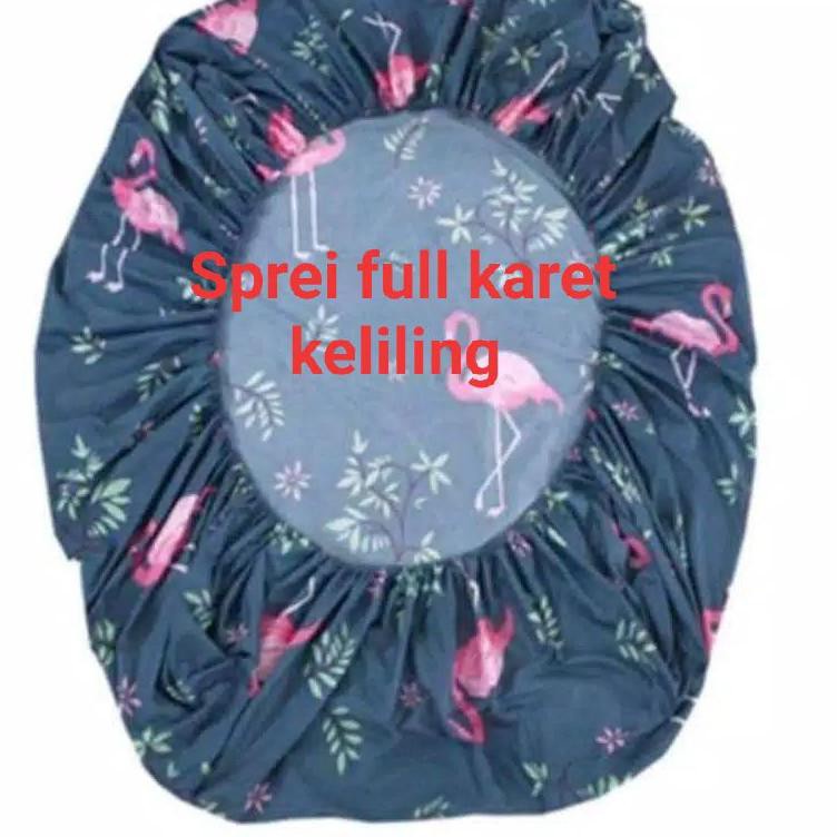 sprei karet keliling+melintang/180x200 /160x200 /120x200 /90x200 sprei anti geser sprei homemade