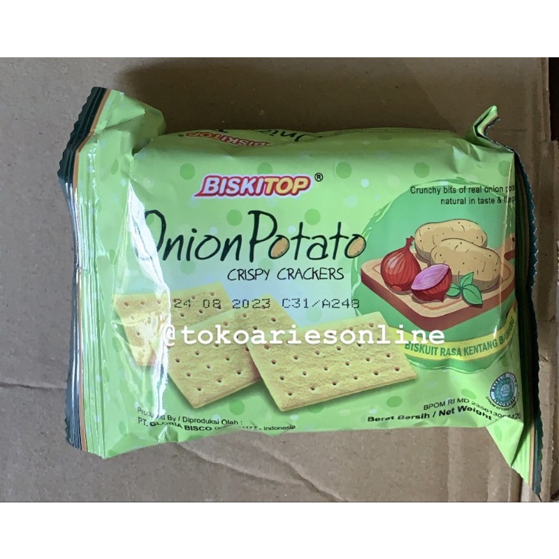 

Biskitop Onion Potato crackers (5pcs)