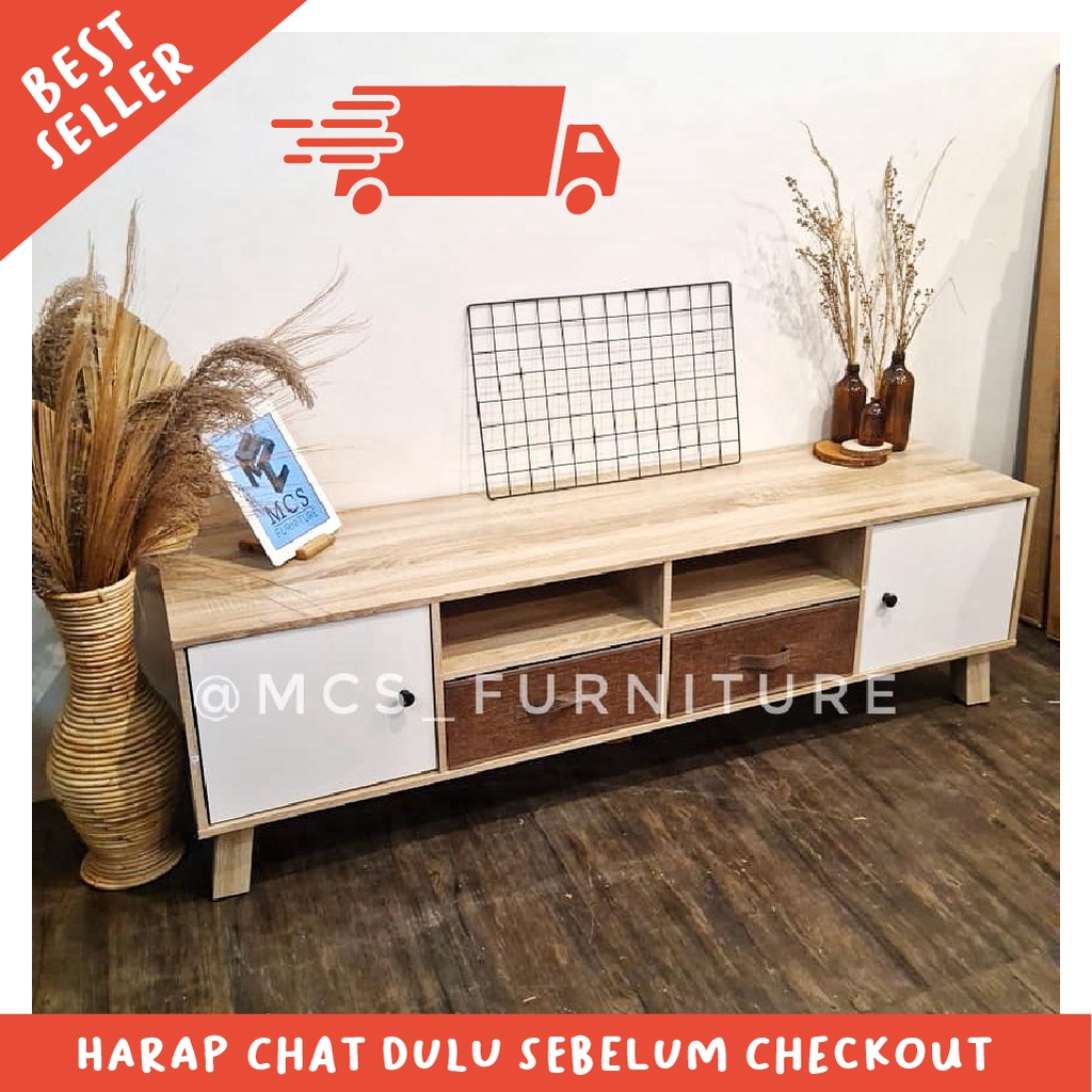 Meja Bufet Lemari TV Mebel MCS Furniture Semarang Arnor Kudus Kendal Demak Boja Ungaran Mranggen