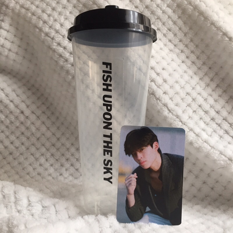 tumblr reuseable cup fish upon the sky pond phuwin free photocard Thailand GMMTV Raikantopeni