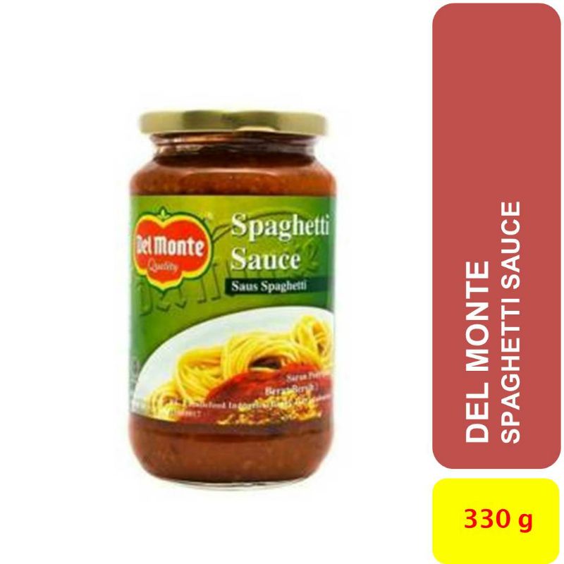 

Saus Spaghetti kemasan Botol 330 g merk DELMONTE DELMONTE