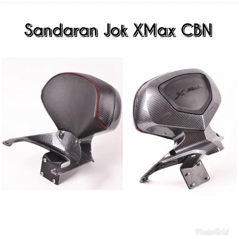 Backrest xmax carbon Sandaran jok belakang xmax NEMO sandaran xmax