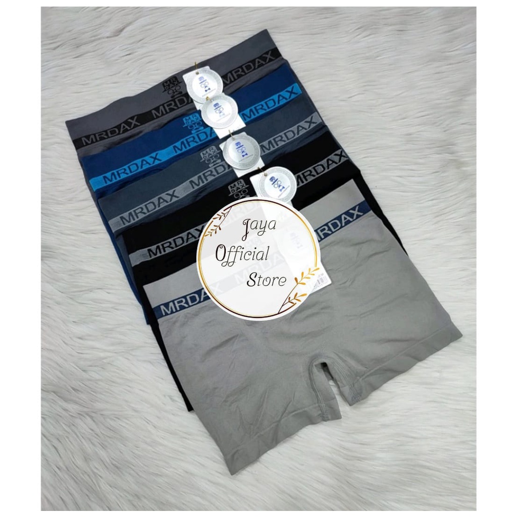 MR DAX BOXER / Celana Dalam BOXER Pria Seamless Rajut / CD Cowok Laki / BOXER LAKI / 029