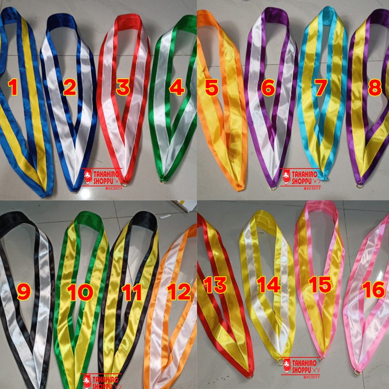 Tali Medali SATIN Siap Pakai