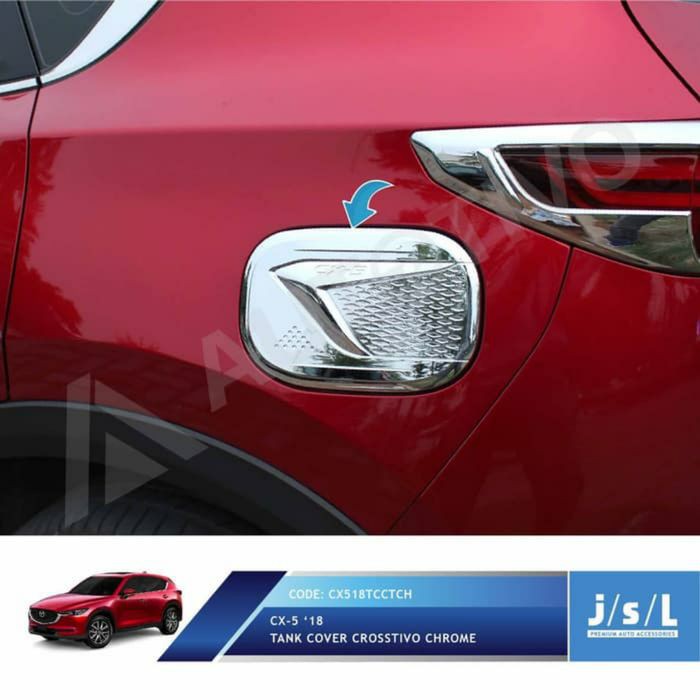 Cover Tutup Bensin Mazda CX5 2018 Tank Cover Crosstivo Chrome