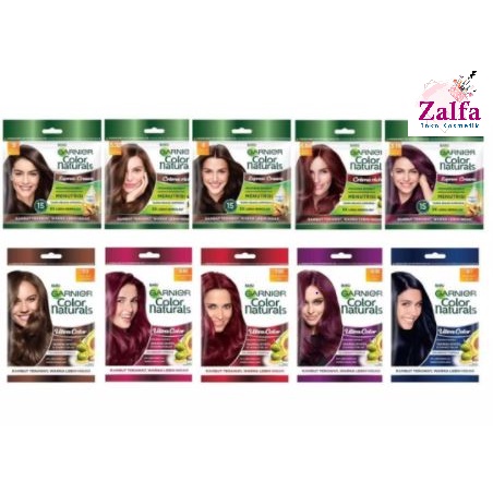 Garnier Hair Color Natural Sachet/Garnier Cat Rambut Sachet