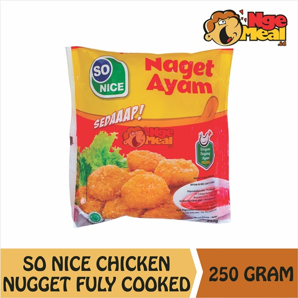 

SO NICE Nugget Ayam 250 Gr