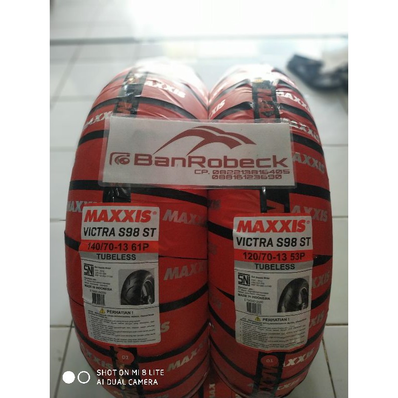 Paket Ban Lebar  Nmax 120/70-13 & 140/70-13 MAXXIS Depan Belakang