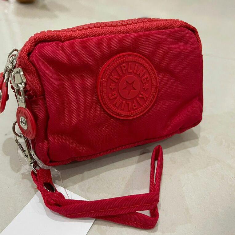 Dompet koin / Dompet kecil kipling 3 Zipper import [MR. 450402]