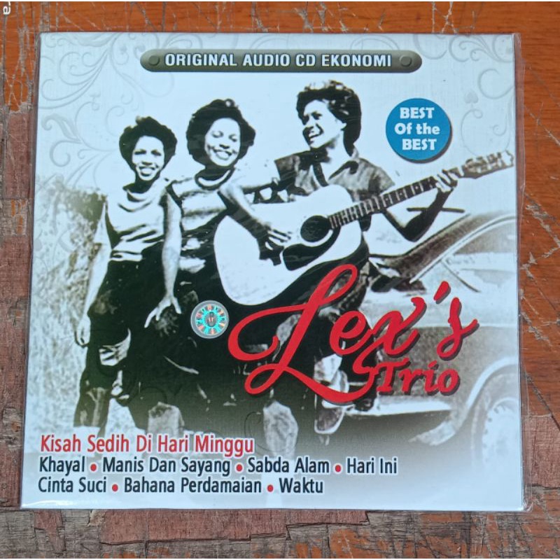 Kaset Cd audio orignal lagu Lex's  trio