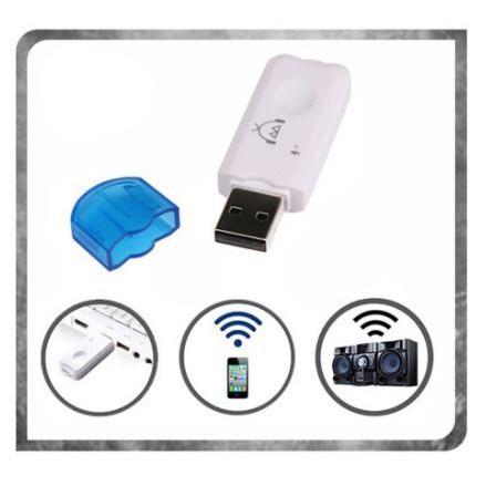 USB BLUETOOTH DONGLE AUDIO MUSIC RECEIVER TANPA KABEL AUDIO