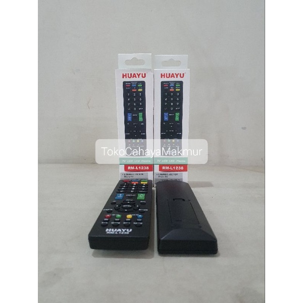 Remot Remote TV Sharp RM-L1238 LED/LCD Original Tanpa Program