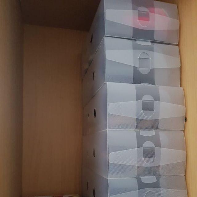 Tgb Kotak Sepatu Transparan / Transparant / Shoebox Dengan Gagang/handle