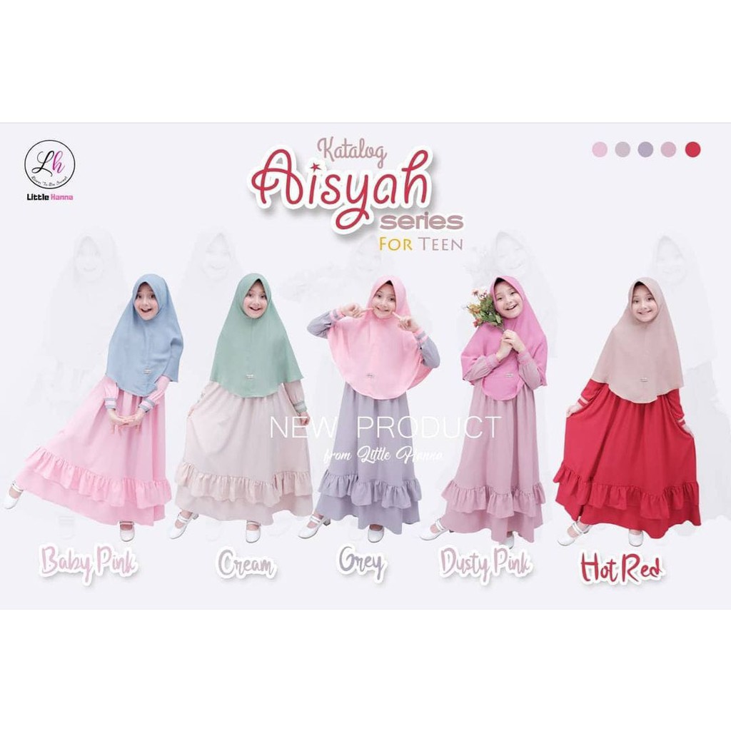 GAMIS AISYAH SYAR'I ANAK SETHIJAB - GAMIS ANAK - GAMIS MURAH - GROSIR GAMIS MURAH KUDUS