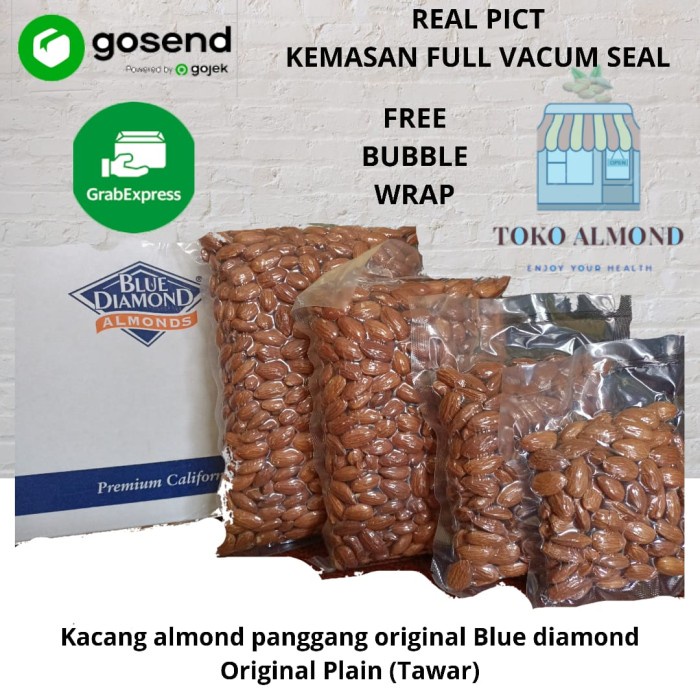 

xz01xz1 Kacang Almond Panggang Blue Diamond (Roasted) 1Kg Vxv2X01V