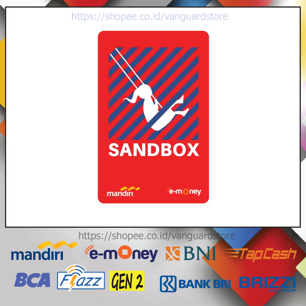 KARTU E MONEY E TOLL DRAKOR START UP SANDBOX 12 EMONEY MANDIRI FLAZZ BCA BNI TAPCASH BRIZZI -1 SISI