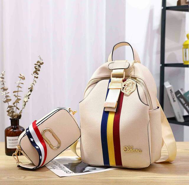 SALE Tas Ransel Eldora C1690 wanita branded batam fashion import