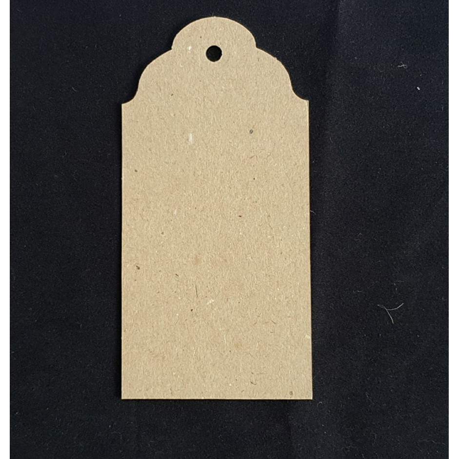 Paper Hang Tags - Irregular Square Shape Tag Kraft 13X6,3cm (10pcs)