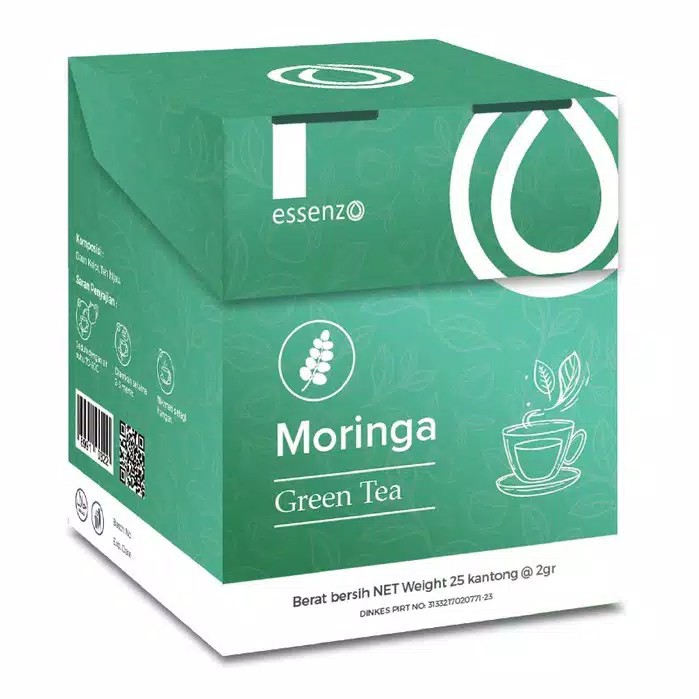 

Moringa Green Tea Essenzo (Teh Hijau dengan Ekstrak Daun Kelor)