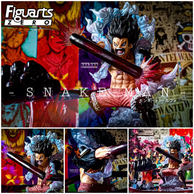 FZO Monkey D Luffy Snakeman Figure ORI Asian Version BIB (Mulus) Figuarts Zero One Piece Figure