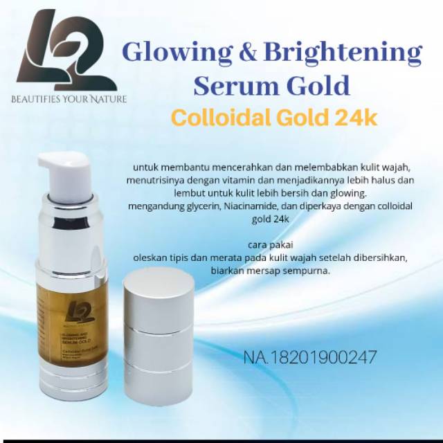 L2 SKINCARE SERUM GOLD 15ml