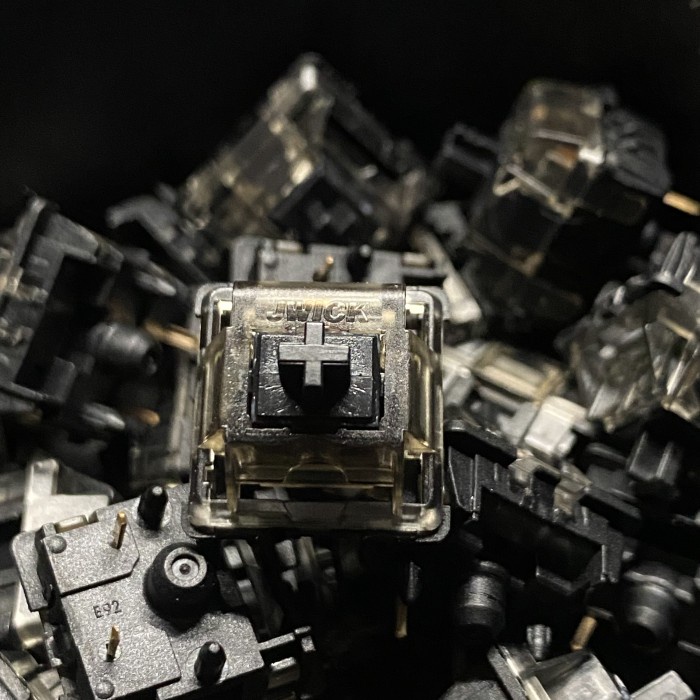 Jual JWK / JWICK Ultimate Black Smokey Switch Linear 63.5g PCB Mount