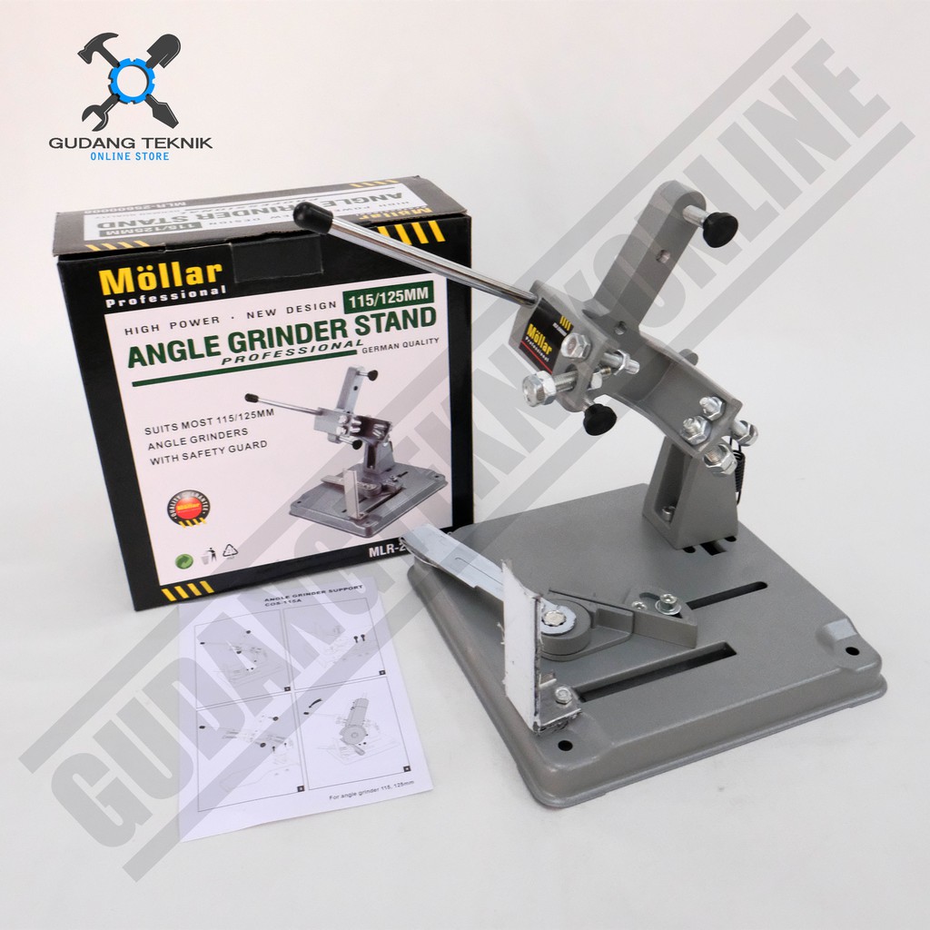 Dudukan Mesin Gerinda - Angle Grinder Stand MOLLAR - Dudukan Grinda Mollar AGS115