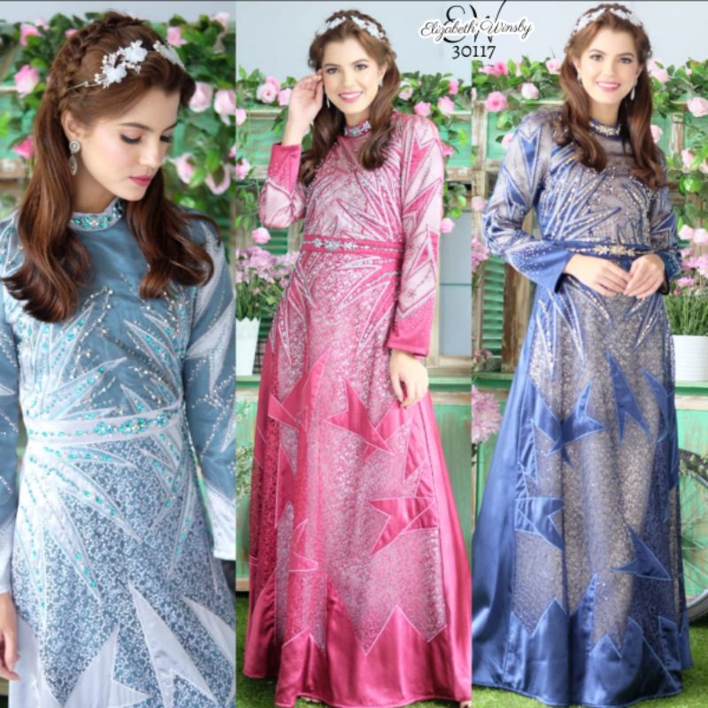 NEW ELIZABETH WINSBY GAMIS MUSLIM PESTA BAJU MUSLIM FASHION GAMIS PREMIUM