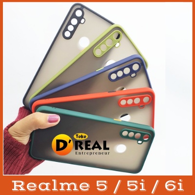 Casing Realme 5 5i 6i Dove Matte Transparan Slim Fuze Macaron Realme Case 5 5i 6i My Choice Macaron Colour