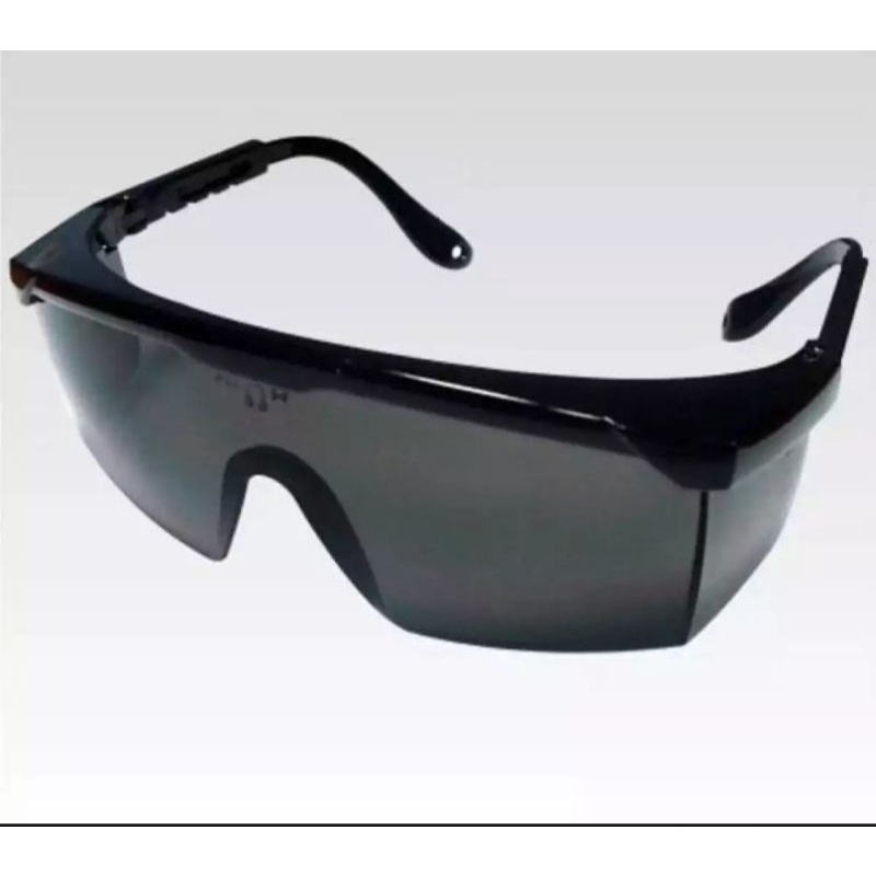 Kaca Mata Las Gerinda Bor Hitam Model Kotak / Safety Glasses Murah