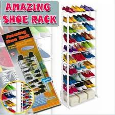 RAK SUSUN SEPATU 10 TINGKAT (AMAZING PORTABLE SHOE RACK)