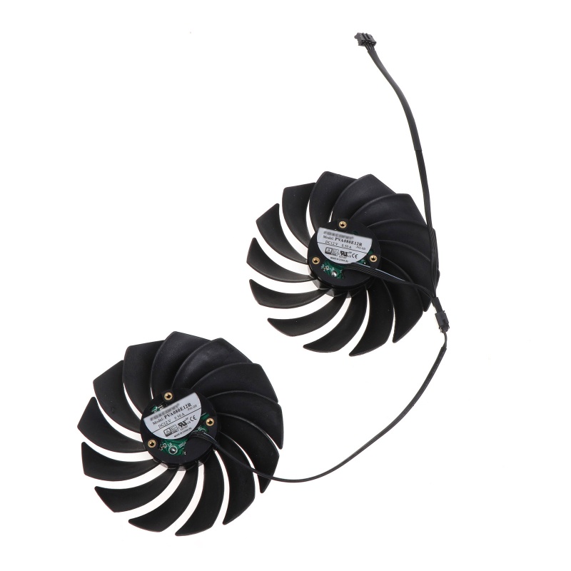 Bt PVA080E12R 12V 4P VGA Fan Graphics Card Cooler Fan Untuk GeForce RTX3060 Warna-Warni