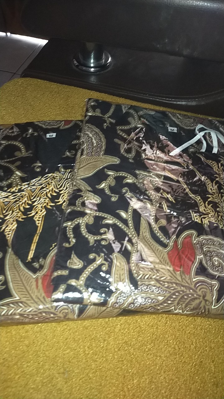 Kembang Lombok Kemeja Batik Pria Modern Batik Pria Kantor Bso Official Lengan Panjang