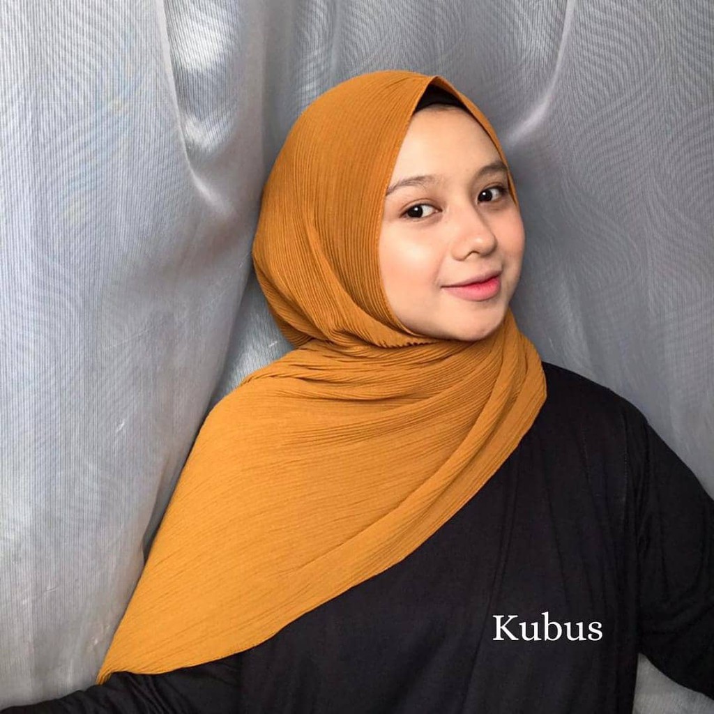 PASHMINA PLISKET FULL TANPA GARIS TENGAH LIDI MURAH PASMINA JILBAB HIJAB SHAWL PLEATED DUYUNG SABYAN