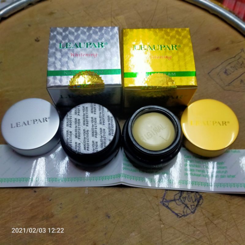 Cream Leaupar Whitening Day &amp; Night