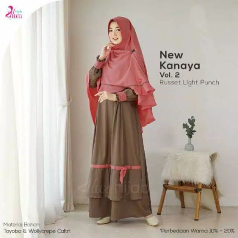 Kanaya by Alwa Hijab | gamis set kanaya |