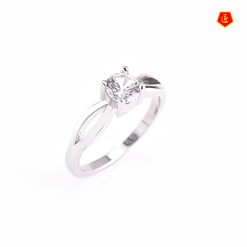 [Ready Stock]Korean Style Creative Diamond Couple Ring