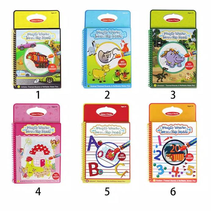 

Buku Gambar Ajaib/Buku Mewarna Ajaib/MAGIC WATER DRAWING BOOK