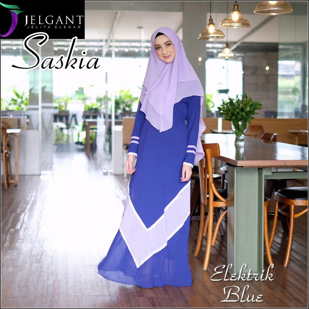 Gamis Syari Sazkia by jelita muslimah ( jelgant )