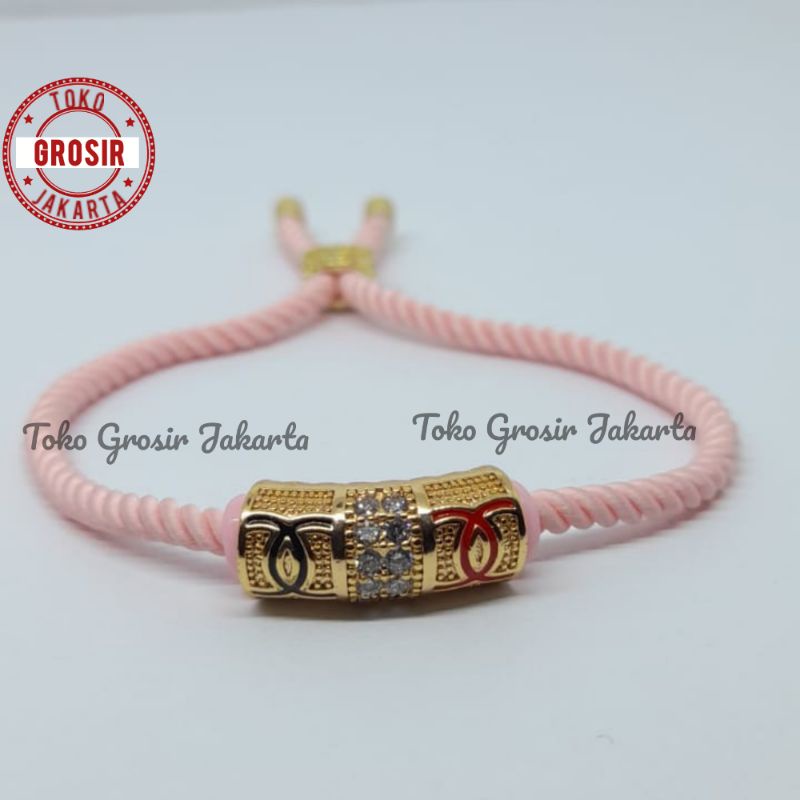 Gelang Tali Serut Liontin Charm Xuping Gelang Tali Liontin