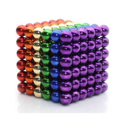 Mainan Bola Magnet ( 50PCS) Buckyballs Neocube Magnetic Balls Toys Warna Warni