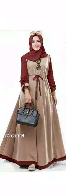 Gamis dress murah!! Renata dress bahan moscrepe