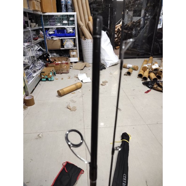 Joran pancing centro carpio 165 atau 180  joran solid carbon
