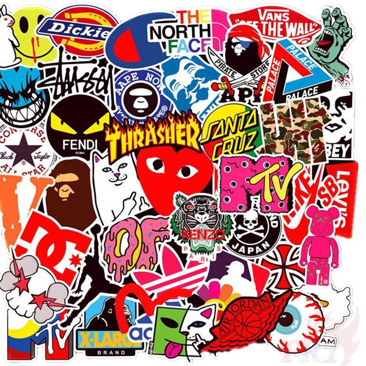 

cey.>364 STIKER BRAND LOGO Graffiti Sticker Vinyl Decal Luggage Laptop Waterproof DIY Stickers HP